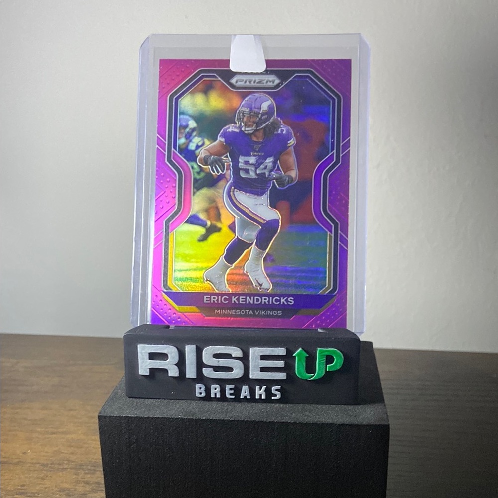 2020 Panini Prizm #223 Eric Kendricks Prizm Pink. Chrome Refractor.